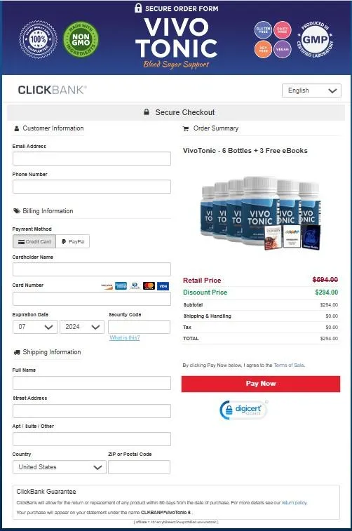 vivotonic-official-website-payment